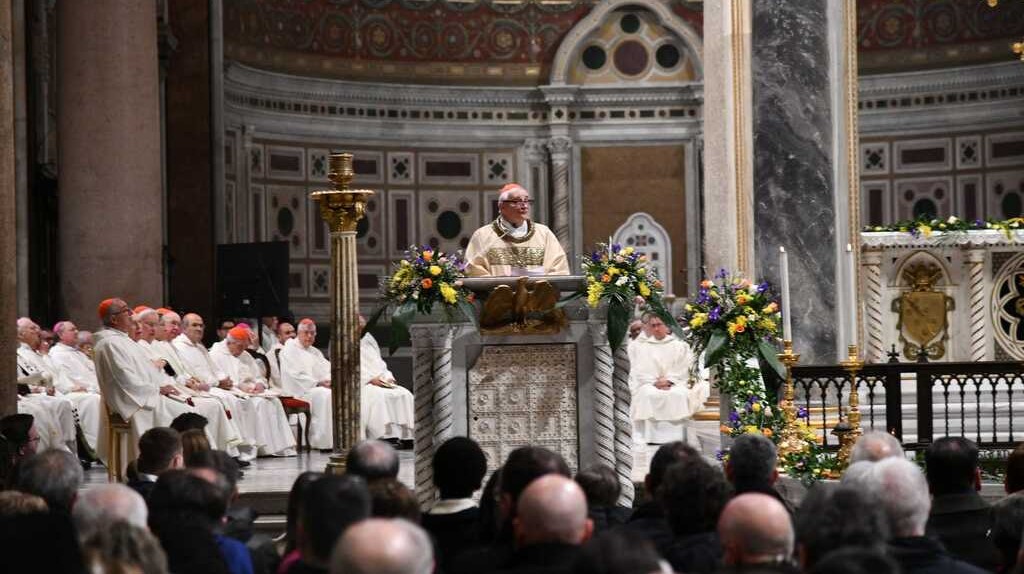 De viering van 55 jaar Sant'Egidio in Rome