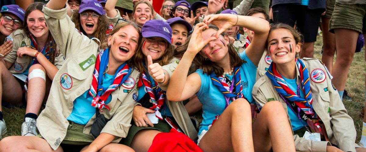 Meer dan 1.000 scouts en gidsen kwamen vandaag samen in De Kluis