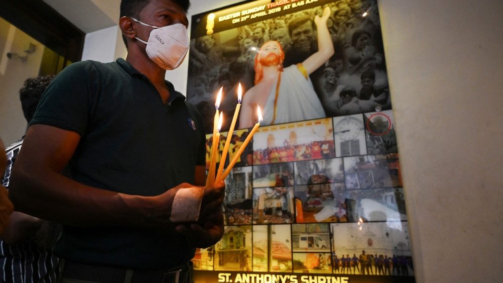 Herdenking van de slachtoffers van de Paasaanslagen in Sri Lanka