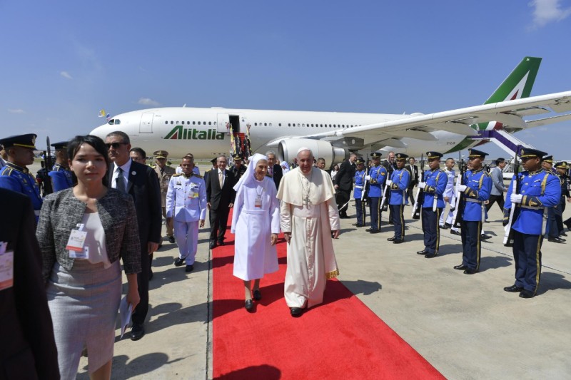 Paus Franciscus met zijn nicht Ana Rosa Sivori