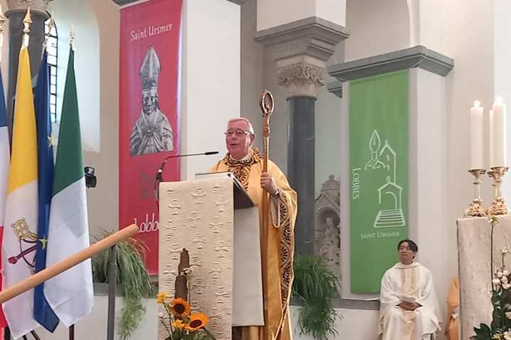 Kardinaal Hollerich tijdens de Jubileumviering