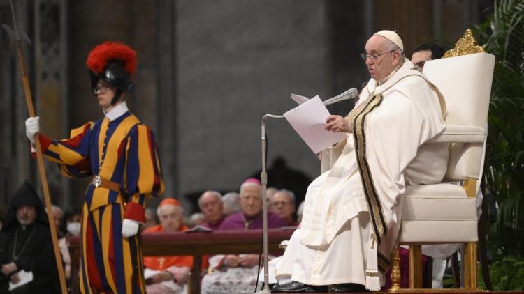 Paus Franciscus herdacht de start van Vaticanum II