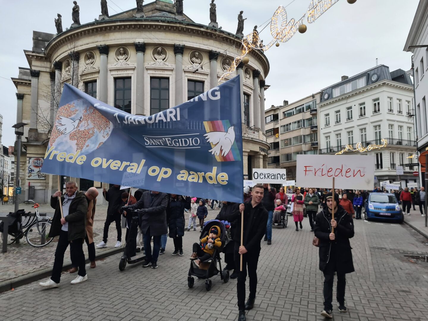 Op 1 januari 2023 vond de jaarlijkse nieuwjaarswandeling voor vrede plaats