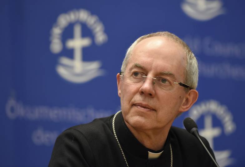 Justin Welby, het hoofd van de anglicaanse Kerk, steunde het voorstel