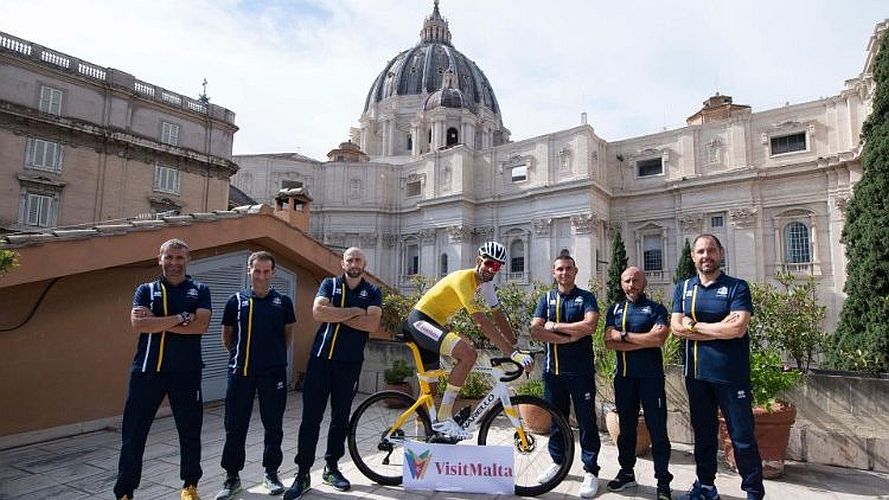 Het wielereteam van het Vaticaan