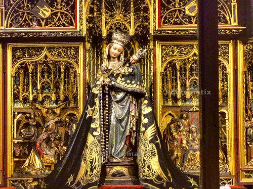 Maria Sterre-der-Zee in de kapel van de Onze-Lieve-Vrouwbasiliek in Maastricht