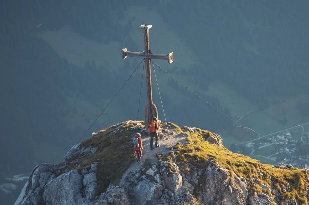 Bergkruis in de Zugspitz Arena