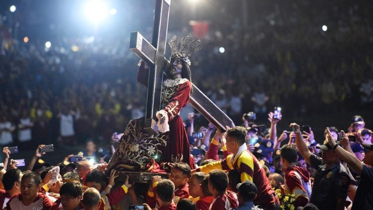 De processie van de Zwarte Nazarener